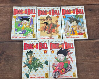 Viz版ドラゴンボール漫画セット 第1巻～第5巻 鳥山明 ホワイト マルチカラー 初版
