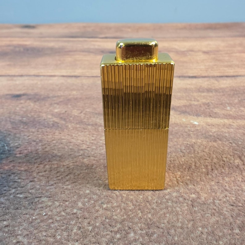 Step Paris Perfume Atomizer Women OS Gold Excellent Ribbed Refillable France image 3