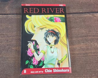 VIZ Media Red River Vol 8 マンガブック マルチカラー 素晴らしい 篠原千絵少女
