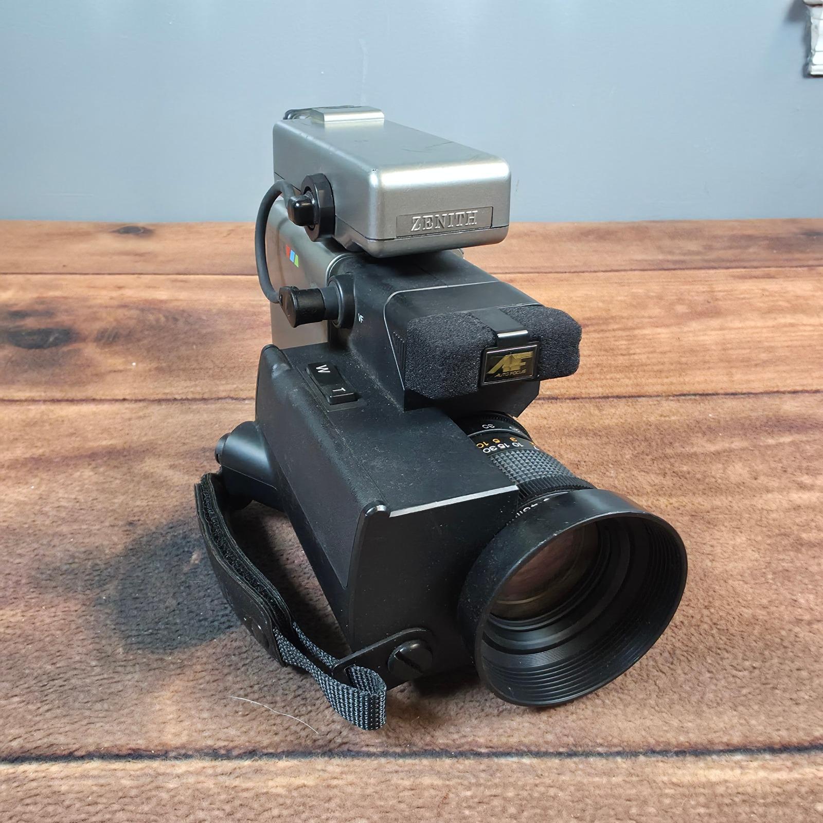 Zenith Video Camera VC1000 Silver Vintage TV Zoom Lens Macro 1980s ...