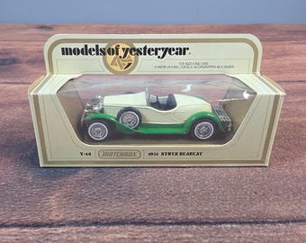 マッチボックス 1931 スタッツ ベアキャット モデルズ・オブ・イエスタイヤー 1:44 クリームグリーン Y-14 ダイキャスト