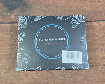 Coffee Mug Warmer Adult OS Black New Electric Auto Shut Off Heating Pad