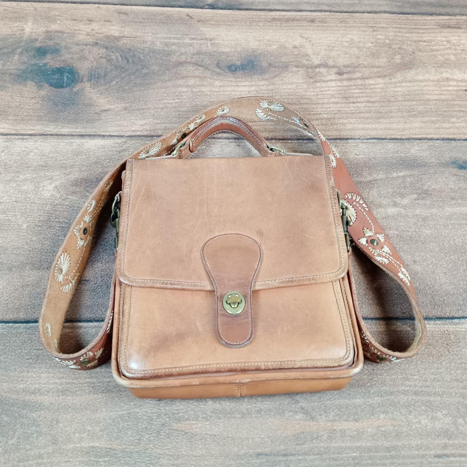 Vintage Coach Bags With Flower - Etsy Canada