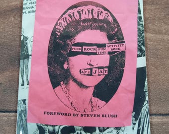 Punk Rock Fun Time Activity Book Steven Blush Foreword Queen Elizabeth Pop Art