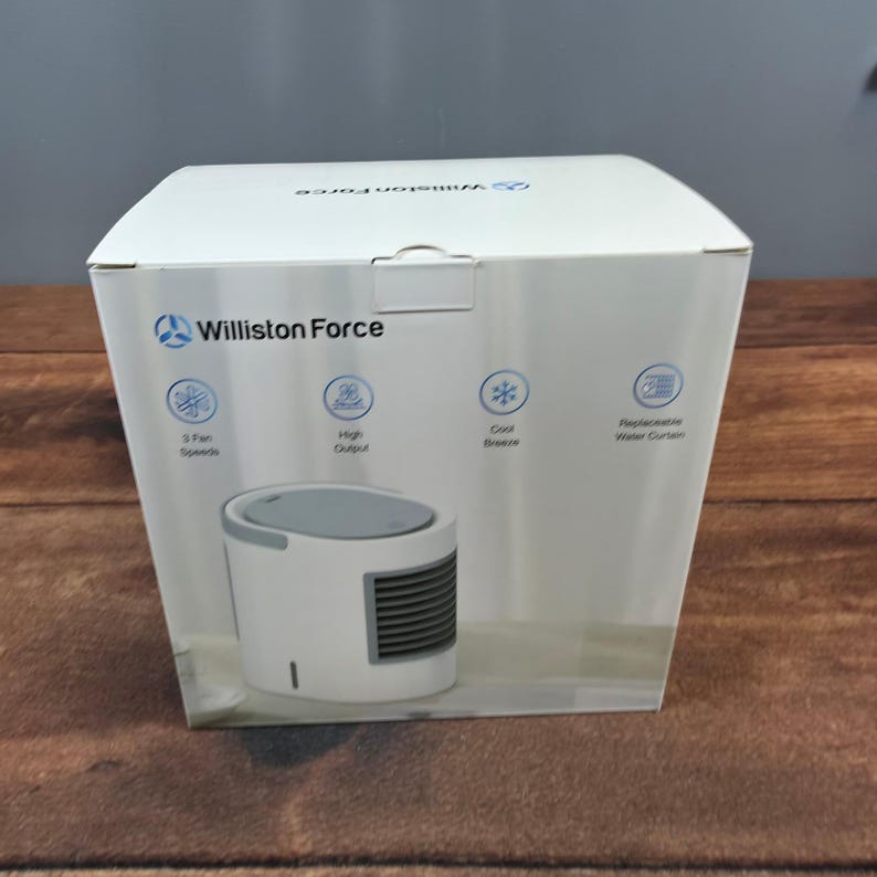 Williston Force Desktop AC F11 Personal Cooler OS White New Portable USB Fan image 3