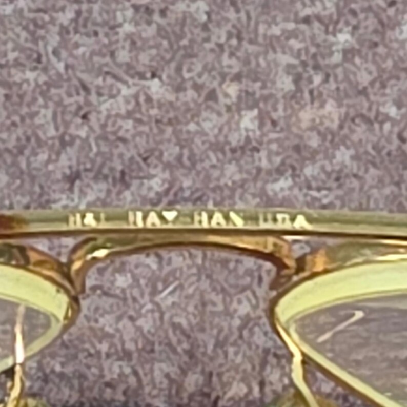Ray-Ban Aviator Glasses Bausch & Lomb Gold Vintage FRAMES ONLY L2823 NYAS image 10