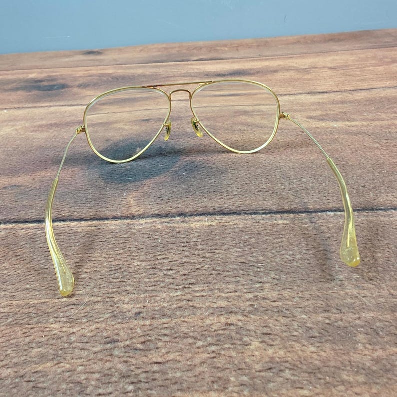 Ray-Ban Aviator Glasses Bausch & Lomb Gold Vintage FRAMES ONLY L2823 NYAS image 8