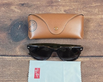 Ray-Ban New Wayfarer Sunglasses Men 55mm Tortoise RB2132 902 Italian FRAMES ONLY