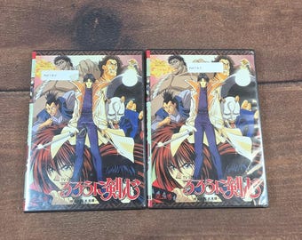 アニメスタジオ るろうに剣心 DVDセット TVシリーズ 4枚組 日本語版 状態良好 DV285E