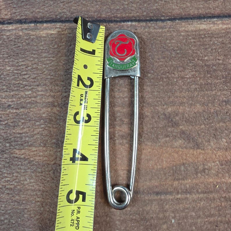 Pin para kilt Tanqueray, accesorios, talla única, plata, buen logo vintage esmaltado, imperdible imagen 5
