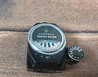 Honeywell Pentax Light Meter Asahi Opt Co Black Fair For Parts Repair 282575