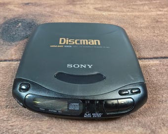 Sony Discman CD Player OS Black Fair For Parts Repair D-143 Mega Bass AVLS