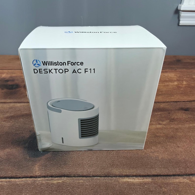 Williston Force Desktop AC F11 Personal Cooler OS White New Portable USB Fan image 1