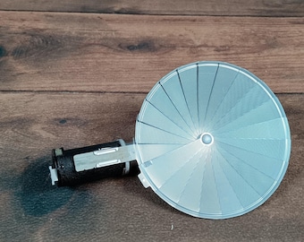 Unidad de flash Leitz Wetzlar CEYOO, accesorio Leica, ventilador plegable plateado y negro