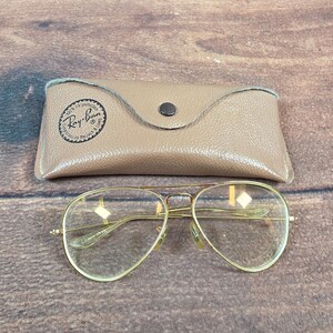 Ray-Ban Aviator Glasses Bausch & Lomb Gold Vintage FRAMES ONLY L2823 NYAS image 2