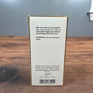 Chanel No. 5 Hair Mist Women 35ml Gold Good Parfum Pour Les Cheveux Box image 11