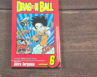 ドラゴンボール漫画 第6巻 鳥山明 レッドリボン軍 ペーパーバック（良品）