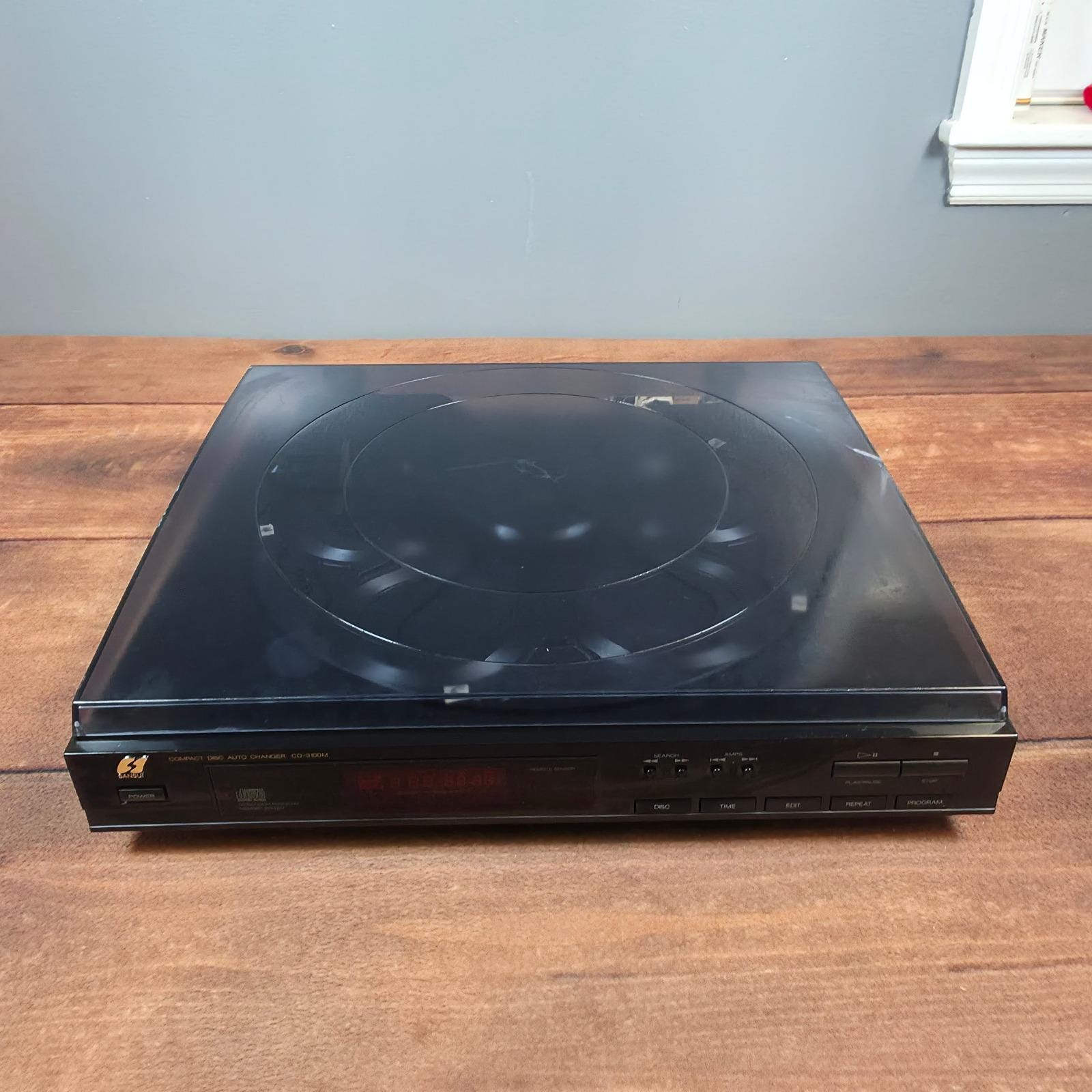 Sansui CD-3100M CD Changer Player Black Good 6-disc Carousel 1990