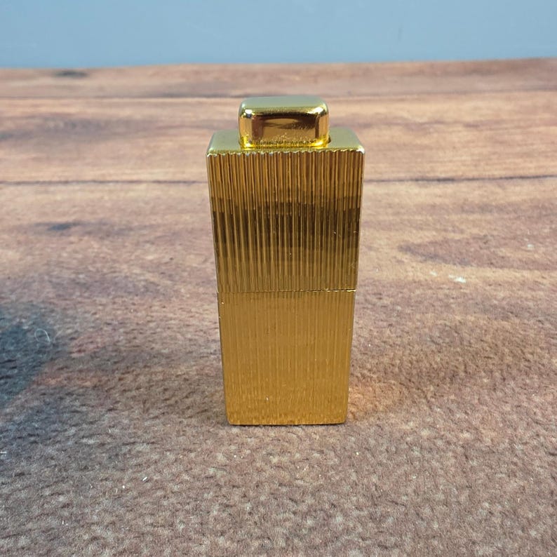 Step Paris Perfume Atomizer Women OS Gold Excellent Ribbed Refillable France image 1