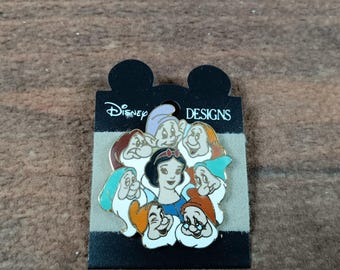 Disney Snow White and the Seven Dwarfs Character Enamel Pin Designs