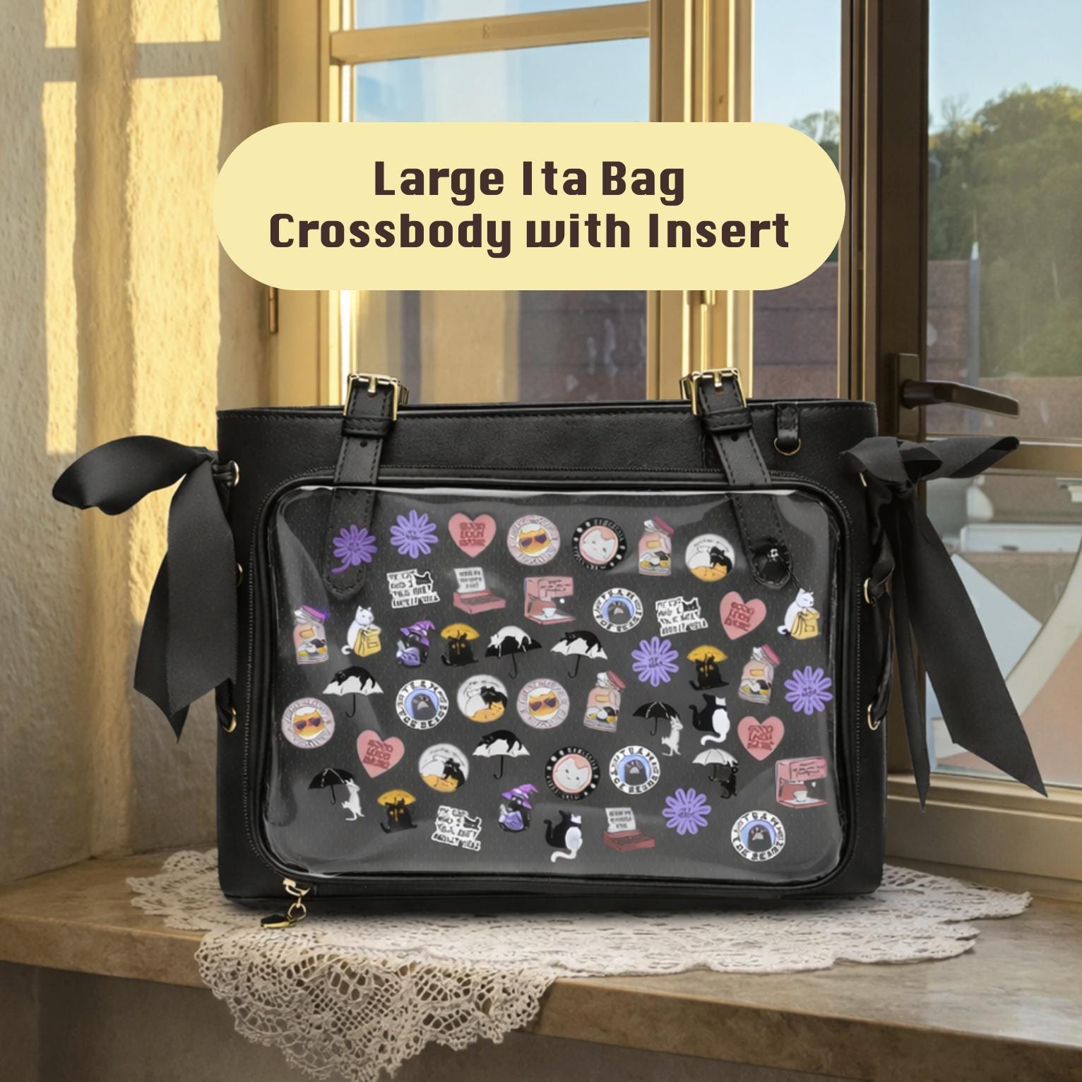 Jywmsc Ita Bag Kawaii rugzak portemonnee dames crossbody messenger bag Japanse JK uniform schouder handtassen