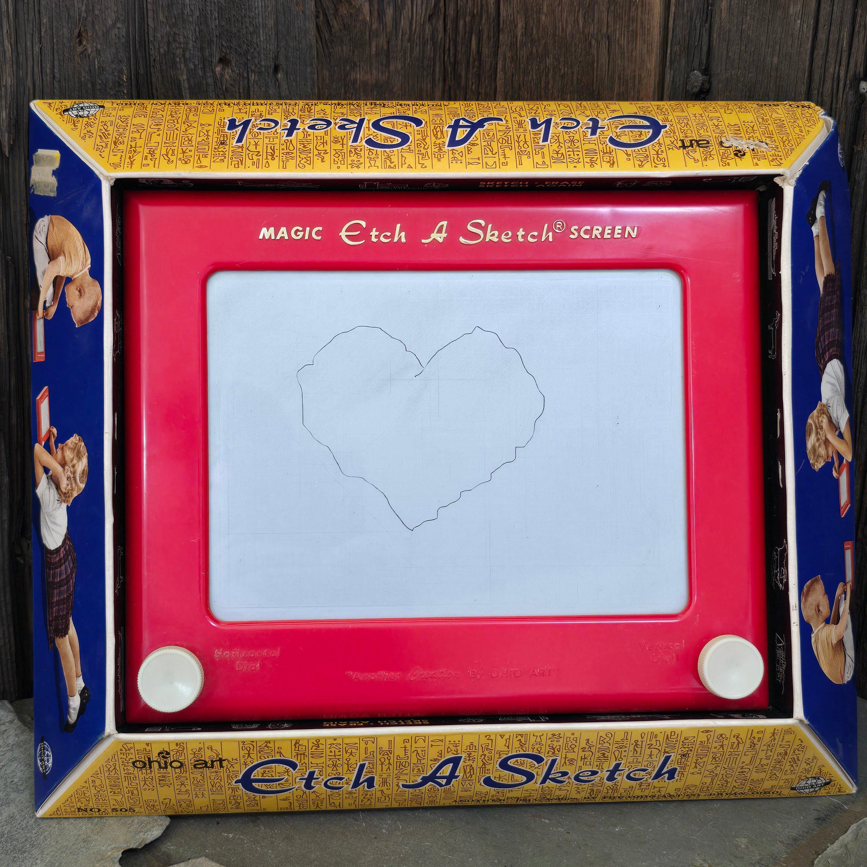Vintage 1960's Ohio Art Etch A Sketch Drawing Toy in Original Box