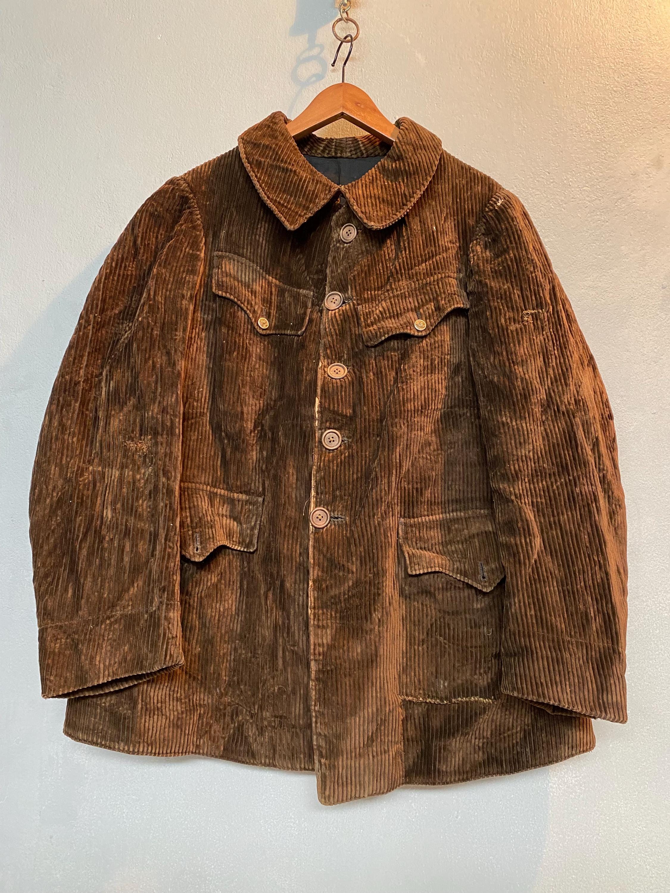 Vintage French Hunting Corduroy Jacket - Etsy