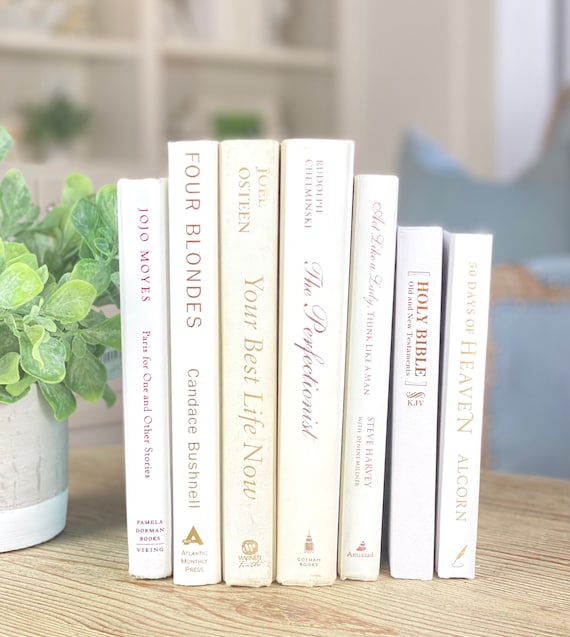 Decorative Books White For Staging Coffee Table Norway Books For Staging Coffee Table, Ivory Coffee Table Books