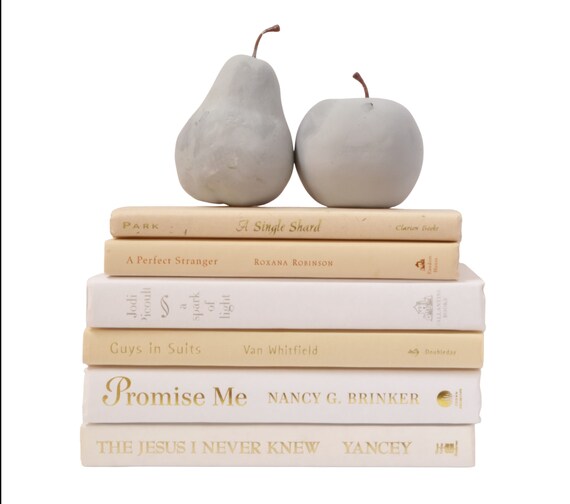 Coffee Table Books Decorative Book Set White And Beige Coffee Table Books Decorative Book Set, Ivory Coffee Table Books