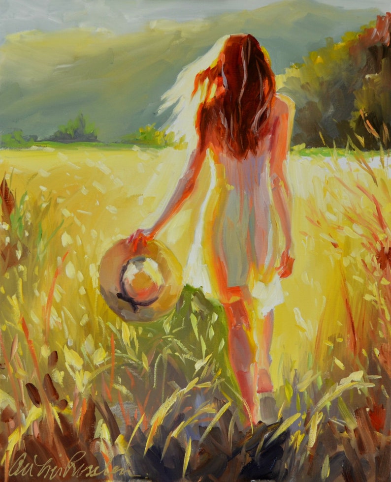 Original Art Print on Canvas for Christmas Ready to Hang Etsy