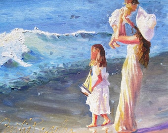 OIL PAINTING from PHOTO | Custom Order for Beach Painting | Original Oil Paintings made to order by Cecilia Rosslee
