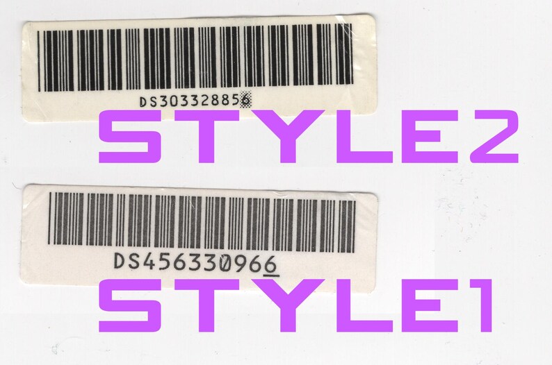 Custom Console Barcode / Serial Label / Labels - Dreamcast / Gamecube ...