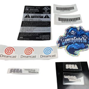 セガ ドリームキャスト VA1 交換用ラベル / ラベル