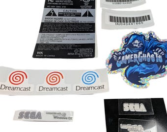 Sega Dreamcast VA1 Ersatzetiketten/Label