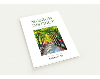 Richmond VA, Museum District Greeting Cards (10 Cards)