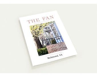 Richmond VA, The Fan Greeting Cards (10 Cards)