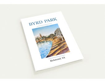 Richmond VA, Byrd Park Greeting Cards (10 Cards)