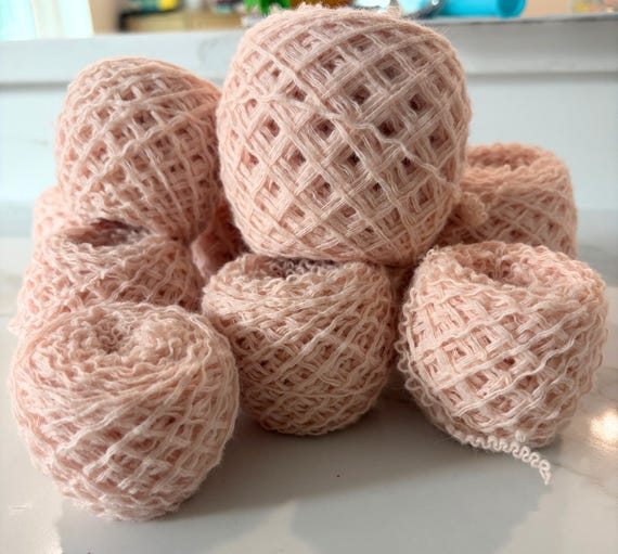 Reclaimed Yarn: Wool and Angora blend