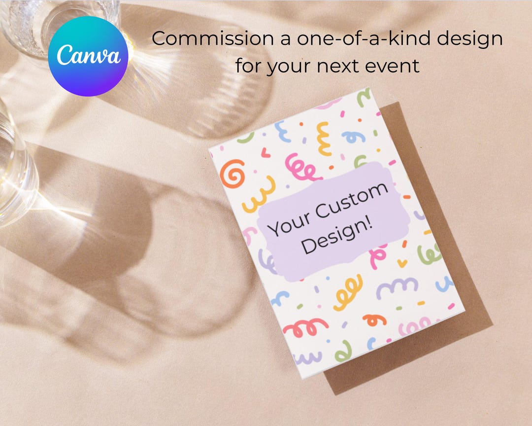 Custom Party Invitation, Any Theme (canva Template Digital Download) - Etsy