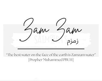 Sunnah Table Placards | Digital Table Placards | Sunnah Table Signs | Table Cards