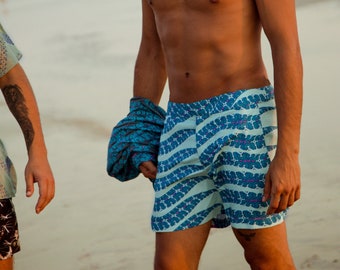 Shipibo Swim Shorts Trunks IMAGINE All Over Printed Mens Swimwear Tailored Shorts Beachwear Quick Dry
