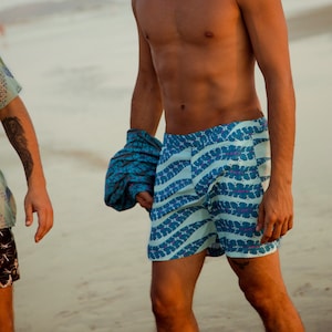 Shipibo Badeshorts Badeshorts IMAGINE Überall bedruckte Herren Bademode Tailored Shorts Beachwear Schnelltrocknend