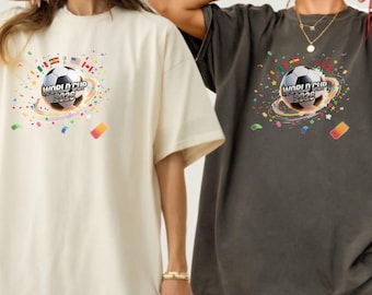 World Cup 2026 Shirt, Soccer Fan Unisex T Shirt, Football Game Day Tee, USA Canada Mexico Tournament Shirt