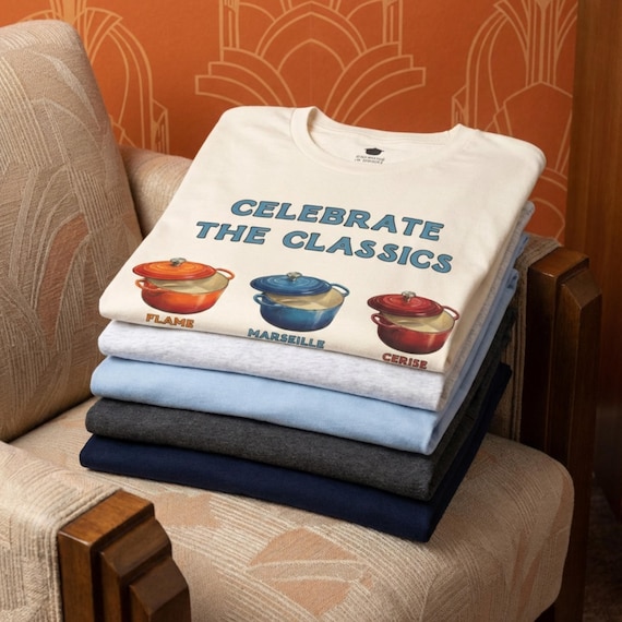 Celebrate the Classics T-Shirt | Enameled Cast Iron Cookware Enthusiast