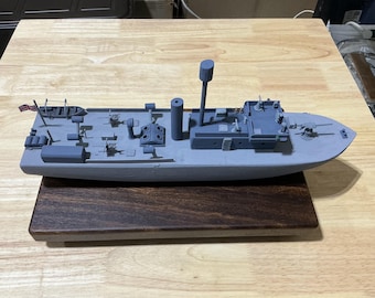 Hand Made Wooden Model of a British WWII Sub Chaser