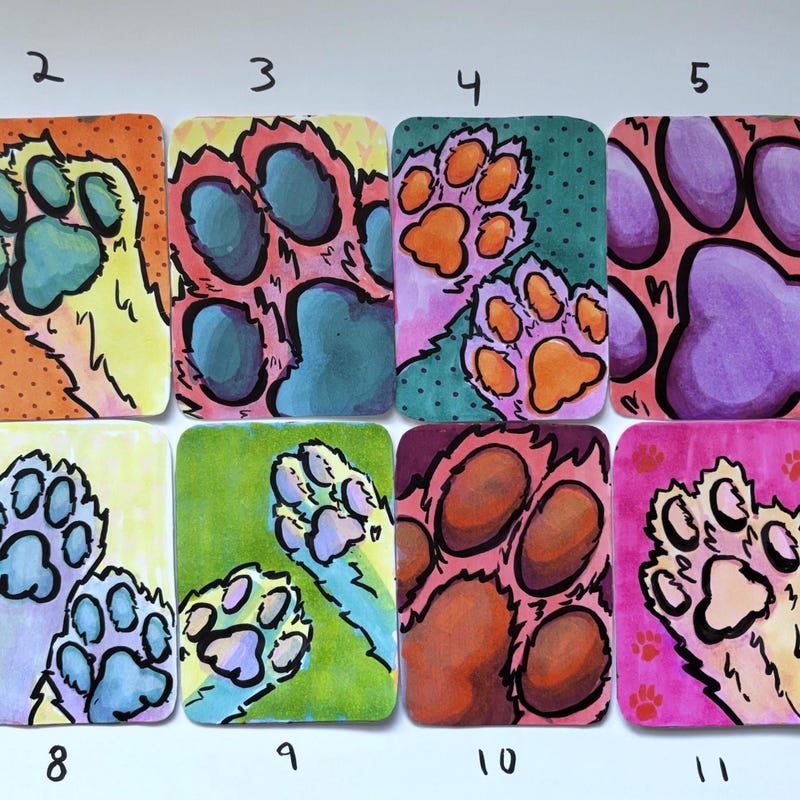 Aceo Printed Cards - Etsy UK