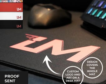 Custom Desk Mat / Mouse Pad – Personalized with Your Logo or Custom Artwork