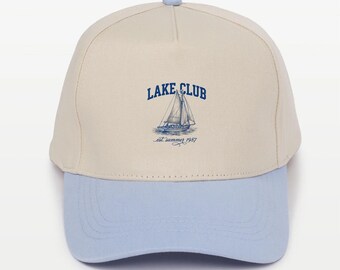 Lake Life Baseball Cap | Vintage Hat | Summer Hat