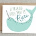 Madie Fiedler-Carlson reviewed Friendship Card, Best Friend Card, Card For Friend, Narwhal Card, Thank You Card, BFF Card, Friends Card, Bestie Card, Friend Greeting Card