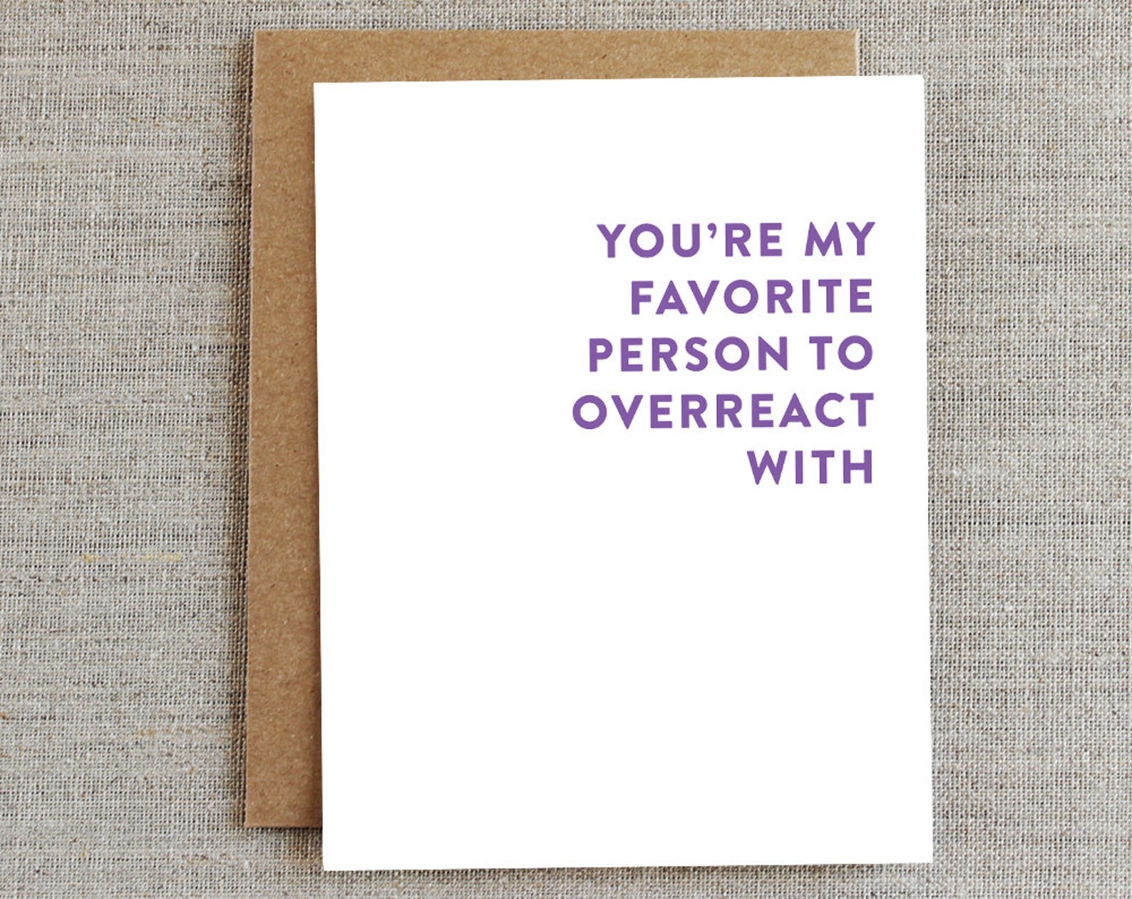 Funny Friendship Card Funny Love Card Just Because Card - Etsy